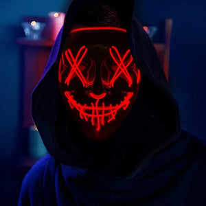 Máscara LED Halloween