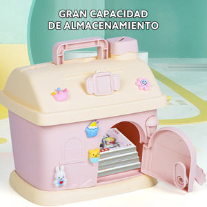 Alcancía Casita Kawaii